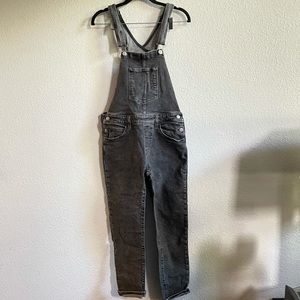 Levis Overalls - black/charcoal grey denim